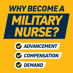 Why Become a Military Nurse Graphic